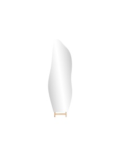 Specchio spogliatoio Home ESPRIT Naturale Cristallo Pino 50 x 10 x 150 cm