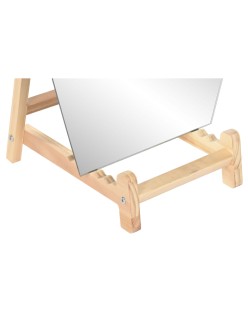 Miroir sur Pied Home ESPRIT Naturel Verre Pin 50 x 10 x 150 cm