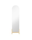 Miroir sur Pied Home ESPRIT Naturel Verre Pin 40 x 10 x 160 cm