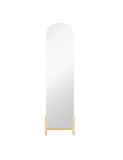 Miroir sur Pied Home ESPRIT Naturel Verre Pin 40 x 10 x 160 cm