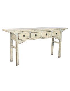 Consola Home ESPRIT Blanco Bicolor 178 x 38 x 85 cm