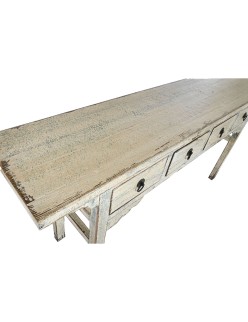 Consola Home ESPRIT Blanco Bicolor 178 x 38 x 85 cm