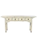 Consola Home ESPRIT Blanco Bicolor 178 x 38 x 85 cm