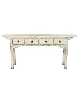 Consola Home ESPRIT Blanco Bicolor 178 x 38 x 85 cm