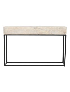 Consola Home ESPRIT Blanco 120 x 30 x 76 cm