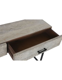 Consola Home ESPRIT Blanco 120 x 30 x 76 cm