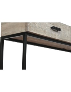 Consola Home ESPRIT Blanco 120 x 30 x 76 cm