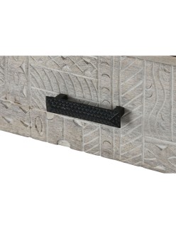 Consola Home ESPRIT Blanco 120 x 30 x 76 cm