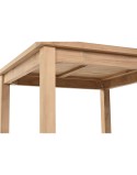 Table de Salle à Manger Home ESPRIT Marron Teck 80 x 80 x 77 cm