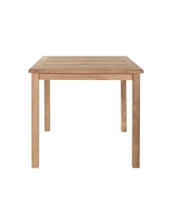 Table de Salle à Manger Home ESPRIT Marron Teck 80 x 80 x 77 cm