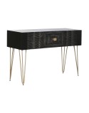 Consola Home ESPRIT Negro Dorado 120 x 38 x 76 cm