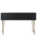 Consola Home ESPRIT Negro Dorado 120 x 38 x 76 cm