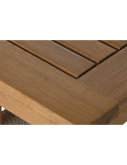 Ensemble Table + Chaises Home ESPRIT Marron Corde Bois d'eucalyptus 230 x 100 x 75 cm
