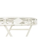 Table de Salle à Manger Home ESPRIT Blanc Métal 70 x 70 x 73 cm