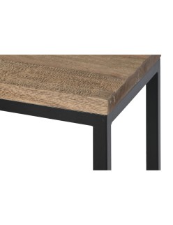 Consola Home ESPRIT Marrón Negro 96 x 30 x 77 cm (2 Piezas)