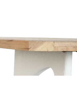 Esstisch Home ESPRIT Weiß natürlich Recyceltes Holz Mango-Holz 200 x 100 x 77 cm 200,5 x 100,5 x 77 cm