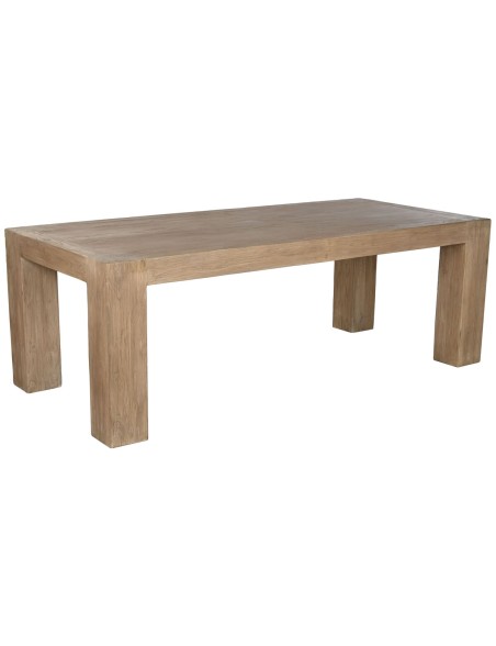Table de Salle à Manger Home ESPRIT Naturel Bois 220 x 100 x 76 cm