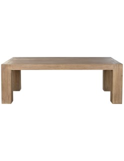 Table de Salle à Manger Home ESPRIT Naturel Bois 220 x 100 x 76 cm