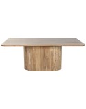 Table de Salle à Manger Home ESPRIT Bois d'acacia 200 x 100 x 76 cm