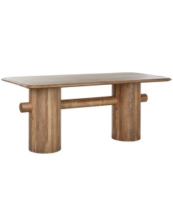 Table de Salle à Manger Home ESPRIT Naturel Bois de manguier 180 x 90 x 76 cm