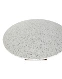 Table de Salle à Manger Home ESPRIT Bois d'acacia Terrazzo 130 x 130 x 76 cm