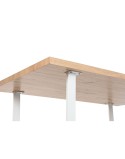 Table de Salle à Manger Home ESPRIT Marron Noir Fer Bois MDF 160 x 90 x 75 cm
