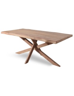 Table de Salle à Manger Home ESPRIT Bois d'acacia 200 x 90 x 76 cm