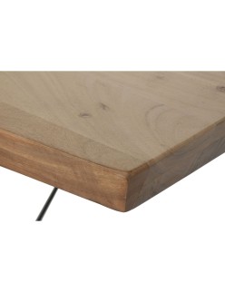 Table de Salle à Manger Home ESPRIT Métal Bois d'acacia 220 x 100 x 76 cm
