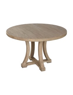 Table de Salle à Manger Home ESPRIT Naturel Bois 120 x 120 x 76 cm