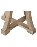 Table de Salle à Manger Home ESPRIT Naturel Bois 120 x 120 x 76 cm
