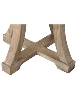 Table de Salle à Manger Home ESPRIT Naturel Bois 120 x 120 x 76 cm