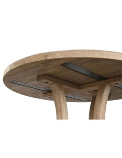 Table de Salle à Manger Home ESPRIT Naturel Bois 120 x 120 x 76 cm