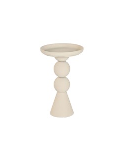 Mesa auxiliar Home ESPRIT Beige 41 x 41 x 67 cm