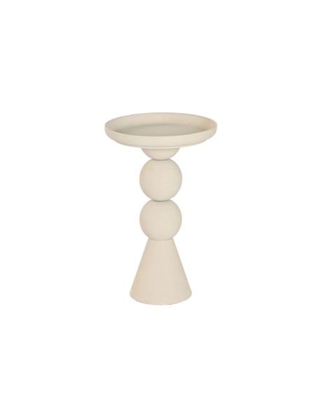 Mesa auxiliar Home ESPRIT Beige 41 x 41 x 67 cm