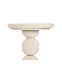 Mesa auxiliar Home ESPRIT Beige 41 x 41 x 67 cm