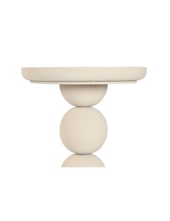 Mesa auxiliar Home ESPRIT Beige 41 x 41 x 67 cm