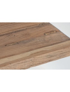 Table de Nuit Home ESPRIT Blanc Naturel 50 x 40,5 x 55,5 cm
