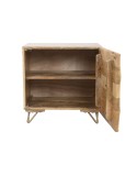 Table de Nuit Home ESPRIT Doré Naturel 50 x 40 x 50 cm