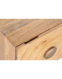 Nightstand Home ESPRIT Golden Natural 50 x 40 x 50 cm