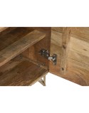 Nightstand Home ESPRIT Golden Natural 50 x 40 x 50 cm