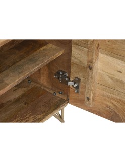 Nightstand Home ESPRIT Golden Natural 50 x 40 x 50 cm