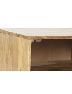 Table de Nuit Home ESPRIT Doré Naturel 50 x 40 x 50 cm