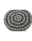 Mesa auxiliar Home ESPRIT Negro Dorado 40 x 40 x 48 cm