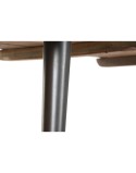 Table de Salle à Manger Home ESPRIT Noir Naturel Fer Bois Recyclé 180 x 90 x 76 cm