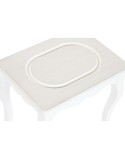 Mesa auxiliar Home ESPRIT Blanco Gris claro 53 x 35 x 47 cm