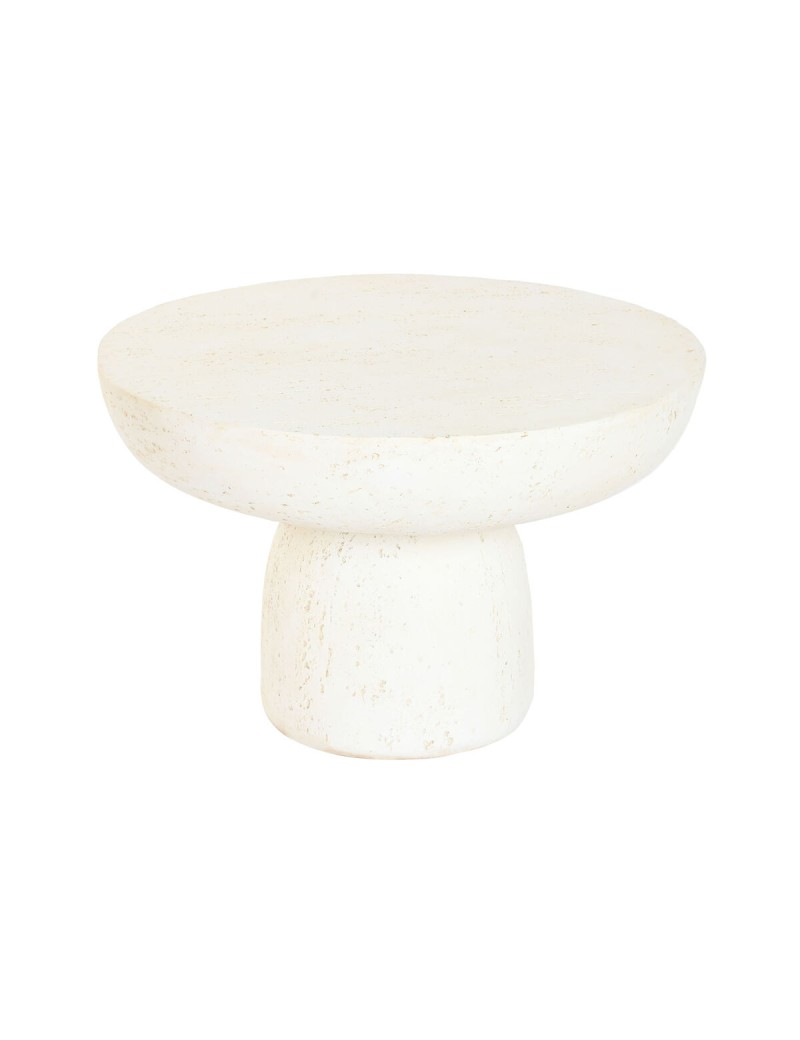 Mesa auxiliar Home ESPRIT Blanco 64,5 x 64,5 x 41 cm