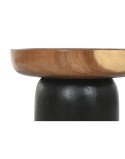 Mesa auxiliar Home ESPRIT Marrón Negro 39 x 39 x 35 cm