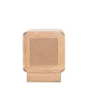 Mesita de Noche Home ESPRIT Natural 40 x 40 x 50 cm
