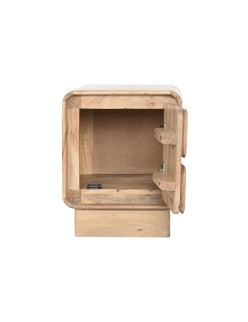 Table de Nuit Home ESPRIT Naturel 40 x 40 x 50 cm