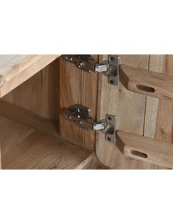Table de Nuit Home ESPRIT Naturel 40 x 40 x 50 cm